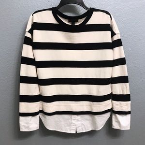 J crew striped sweater